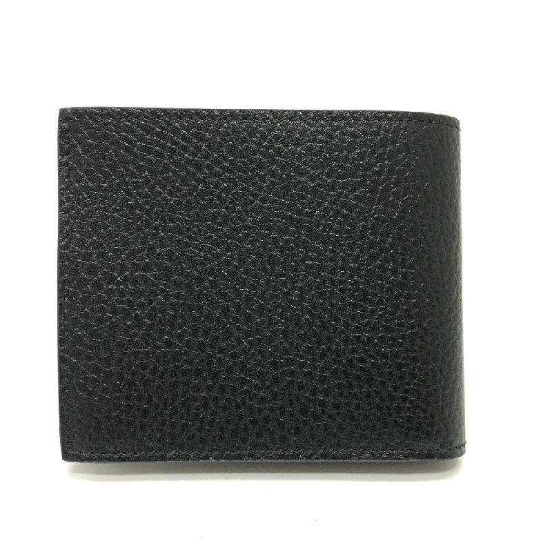 Women Gucci bags with a zippered interior pocketGUCCI Folded wallet 610466 leather black Interlocking G mens Secondhand