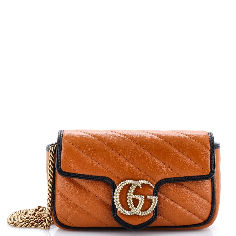 Women Gucci crossbody bags with a printed floral patternGucci Gg Marmont Flap Bag Diagonal