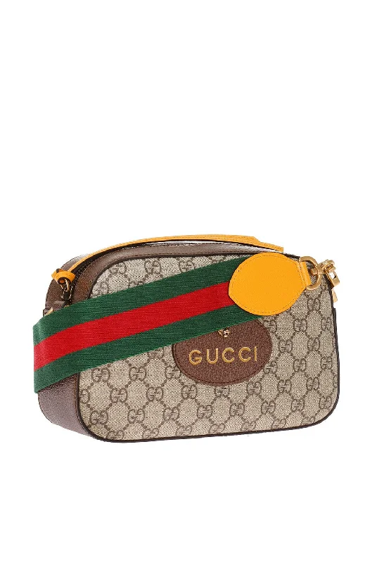 Ladies Gucci handbags with a detachable coin purse insideGUCCI NEO VINTAGE GG SUPREME CANVAS MESSENGER BAG