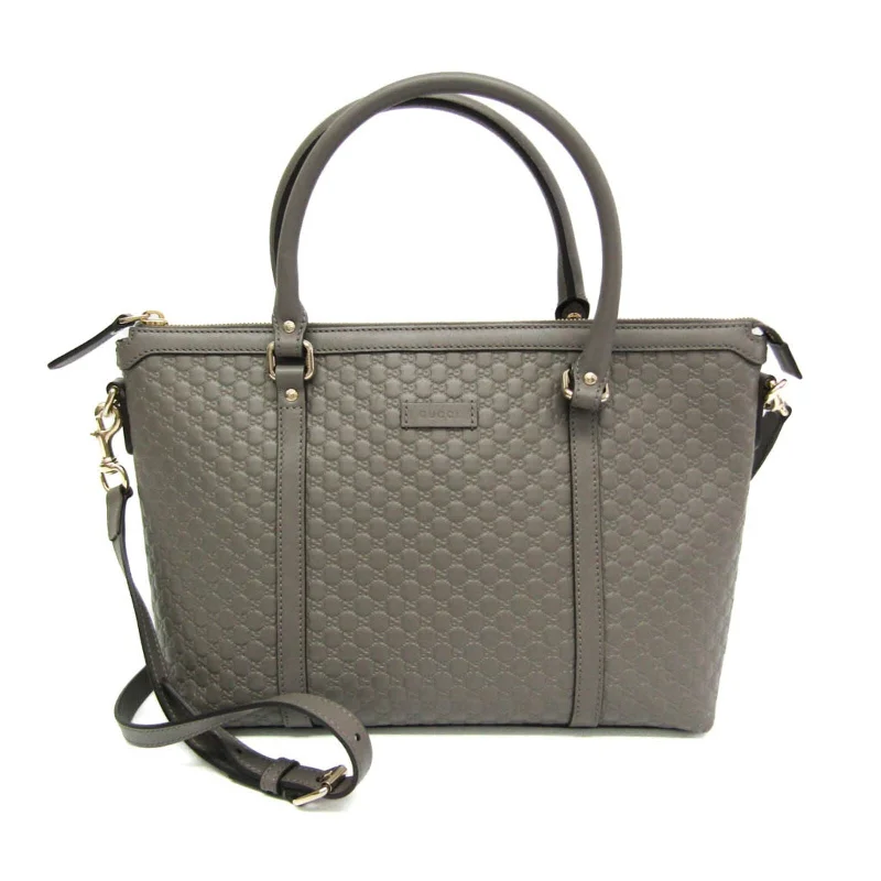 Women Gucci bags with a front - flap pocket for quick - access itemsGucci Microguccissima Women's Leather