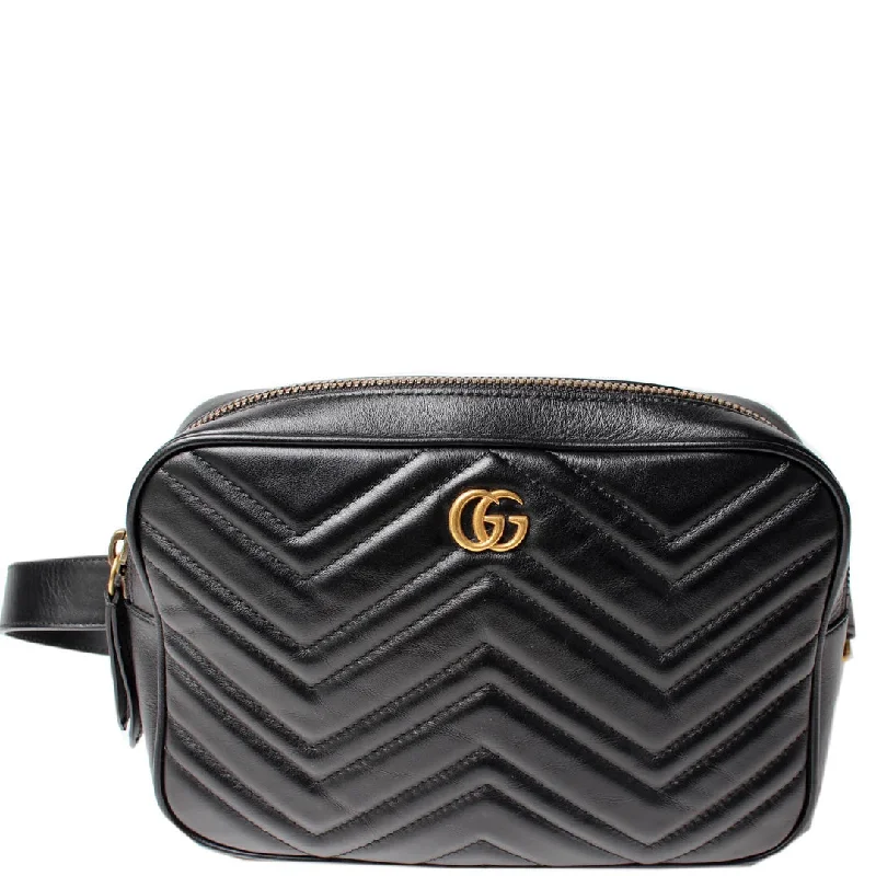 Ladies Gucci Dionysus bags with a star - shaped charmGUCCI GG MARMONT MATELASSE SQUARE BELT BAG