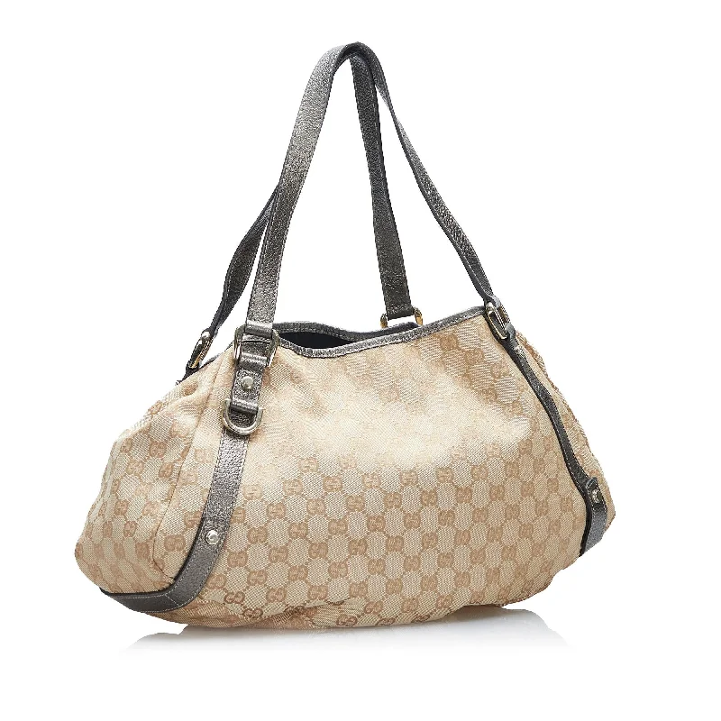 Gucci backpacks for women with a hidden back pocketGucci GG Canvas Abbey D-Ring Tote (SHG-bGZFwT)