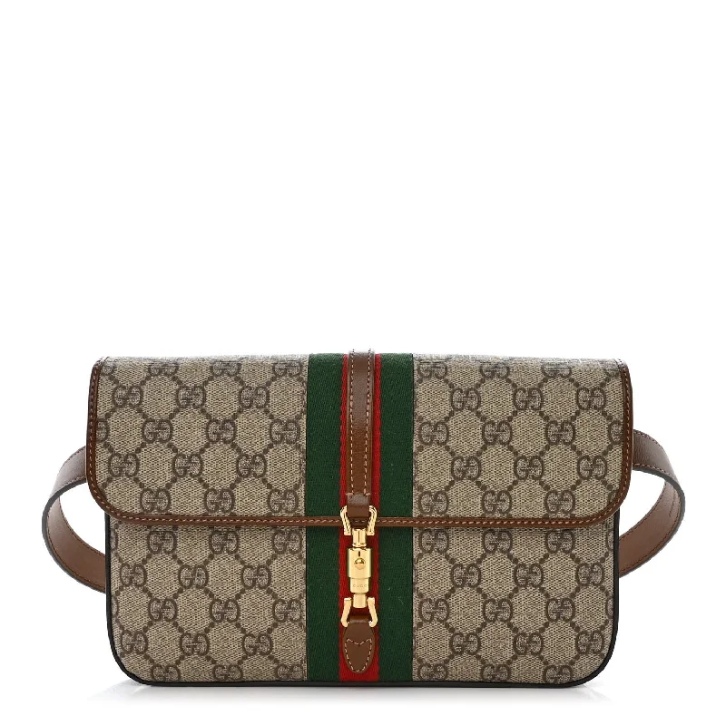 Gucci tote bags for women with a spacious interiorGucci Gg Supreme Azalea Calfskin Web