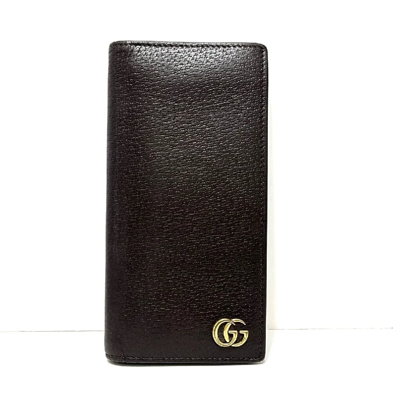 Gucci Marmont bags for women with a snakeskin - effect panelGucci Gg Marmont Dark Brown Leather