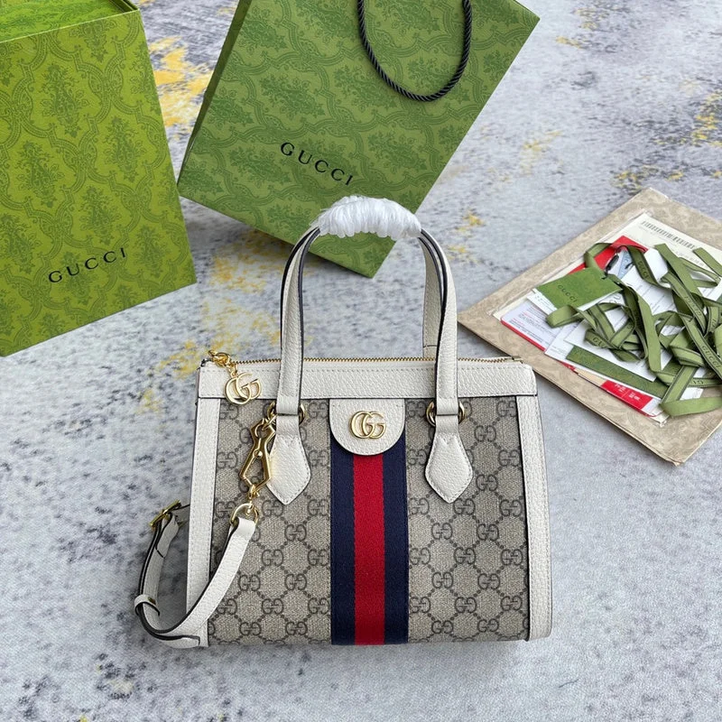 Women Gucci Sylvie bags with a monogram - embossed leatherBC - GUCCI BAG - 1809