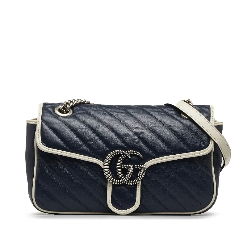 Women Gucci Sylvie bags with a detachable ribbon detailGucci Small Gg Marmont Matelasse