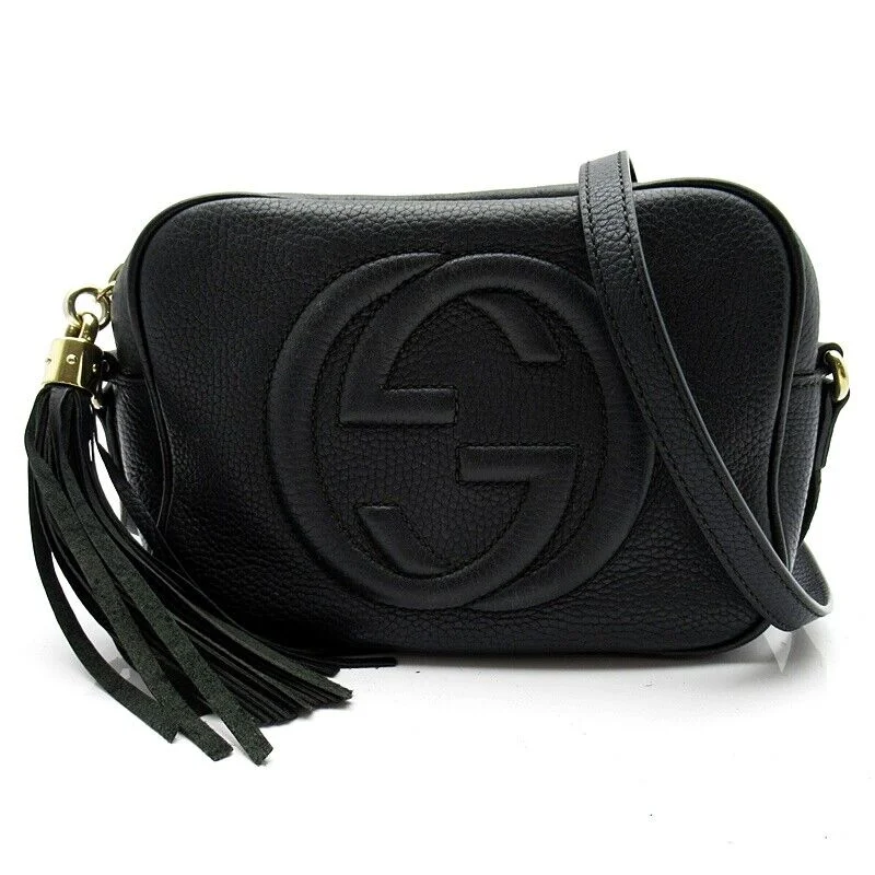 Gucci handbags for women with a beaded trimGucci Small Disco Bag Leather