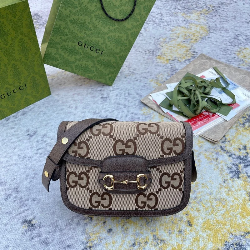 Women Gucci bags with a front - zip pocket for small itemsBC - GUCCI BAG - 1743