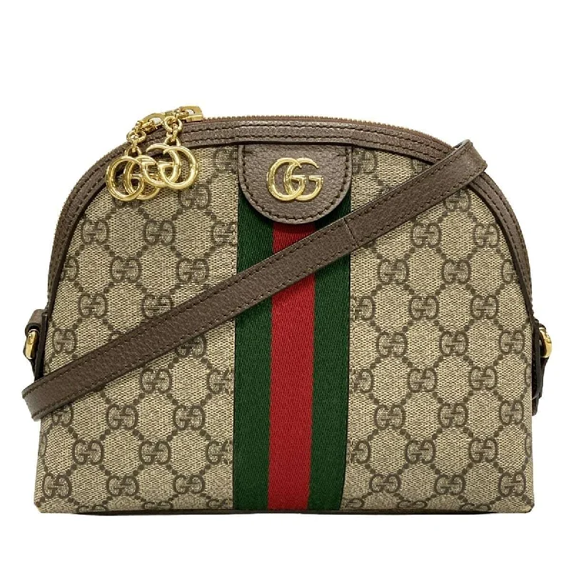 Gucci handbags for women with a patent - leather finishGucci Ophidia Beige Dark Brown