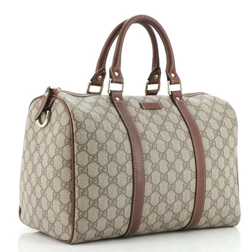 Gucci Marmont bags for women with a contrast - colored interiorGUCCI MONOGRAM MEDIUM JOY BOSTON BAG