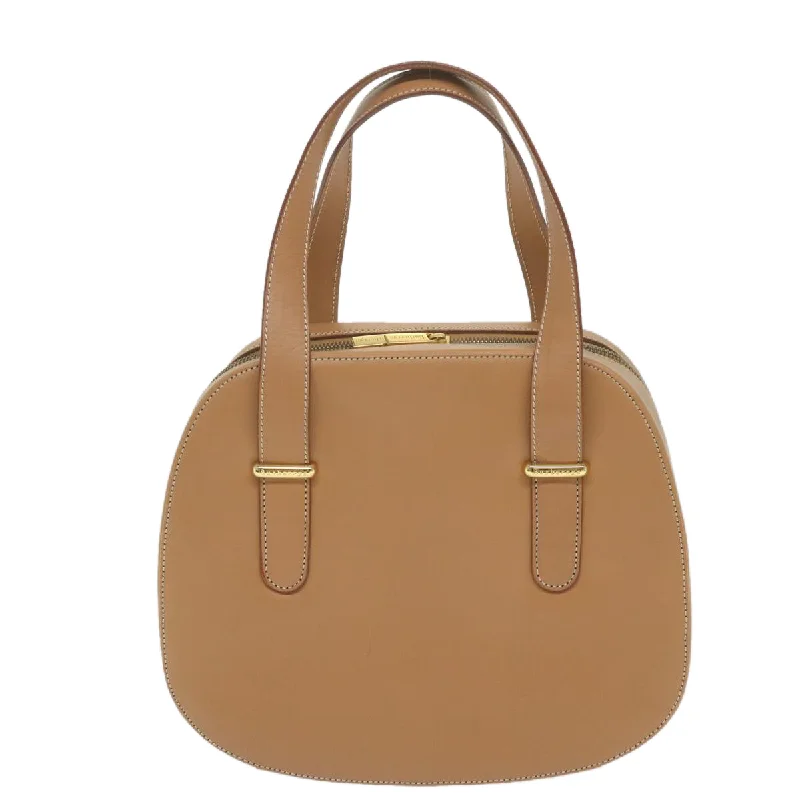 BURBERRYSs Hand Bag Leather Beige  59466