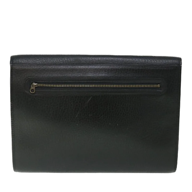 BURBERRYSs Briefcase Leather Black  bs7548