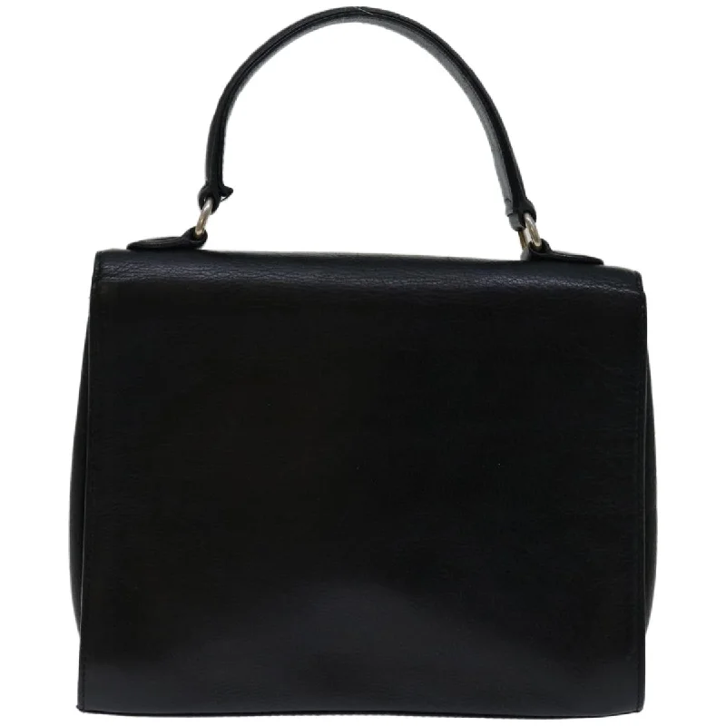 BURBERRYSs Hand Bag Leather Black  67181