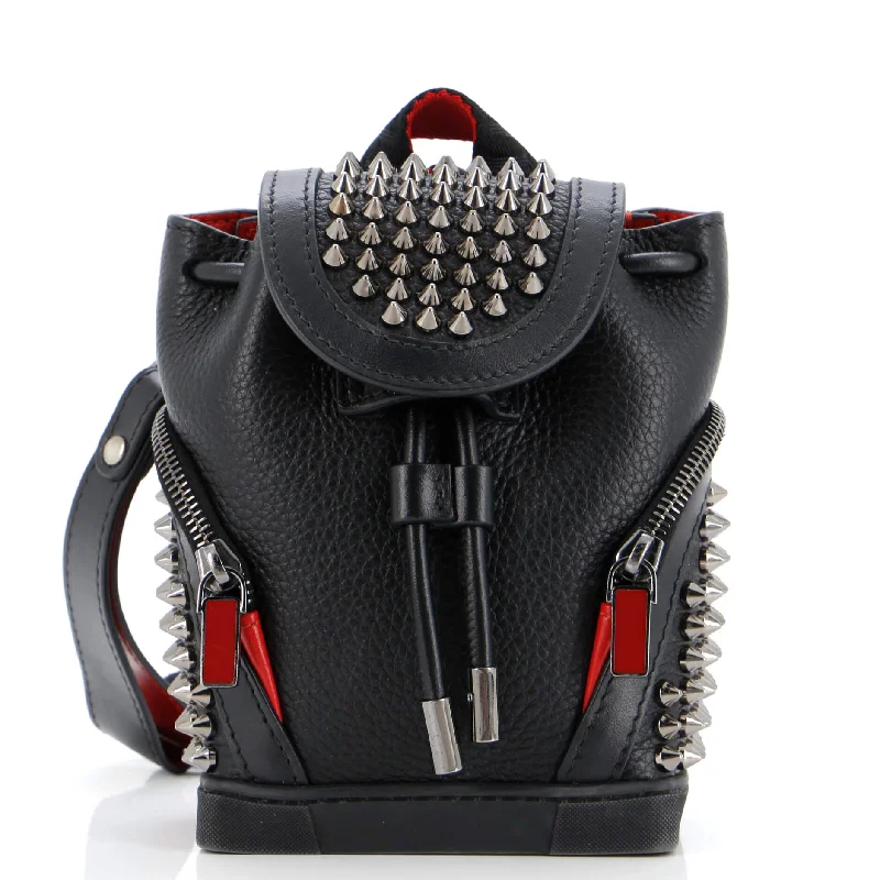 Explorafunk Keyring Crossbody Bag Spiked Leather