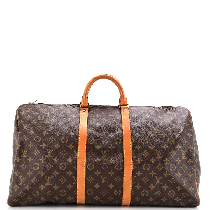 Keepall Bandouliere Bag Monogram Canvas 55