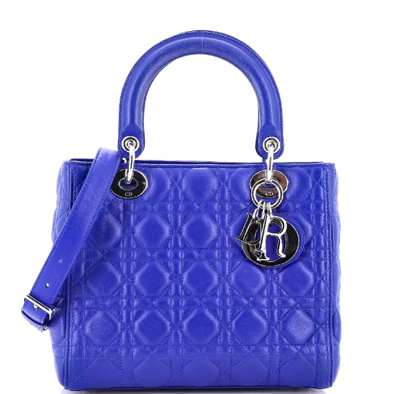 Lady Dior Bag Cannage Quilt Lambskin Medium