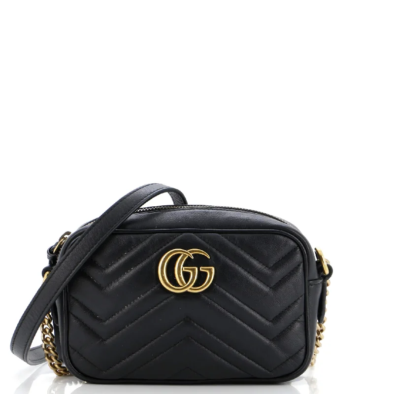 GG Marmont Shoulder Bag Matelasse Leather Mini