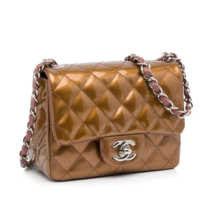 Chanel Classic Flap Bag for Evening PartyChanel Mini Classic Square Patent Single Flap (nmtI7p)