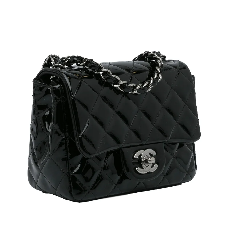 Chanel Luxury Handbag for High - End EventsChanel Mini Classic Square Patent Single Flap (rUMkrs)