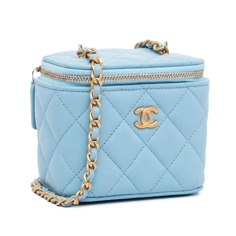 Chanel Small Crossbody Bag for TravelChanel Mini Lambskin Pearl Crush Vanity (hh2WV2)