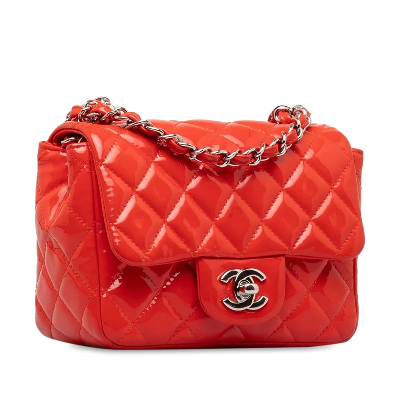 Chanel Small Crossbody Bag for TravelChanel Mini Patent Classic Square Single Flap (zt3HF7)