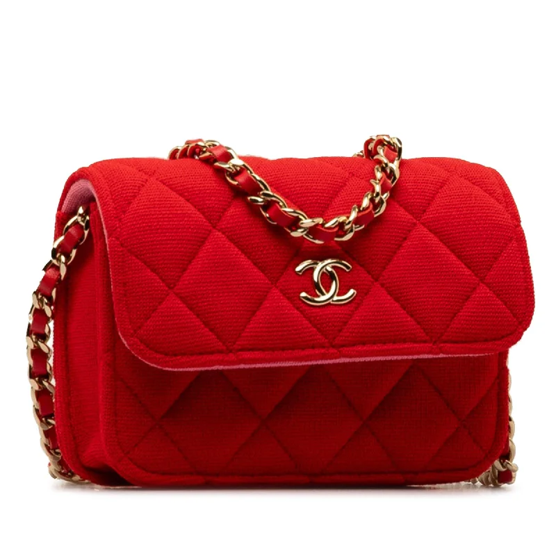 Chanel bags sale 2025Chanel Mini Quilted Jersey VIP Crossbody (3DOyps)