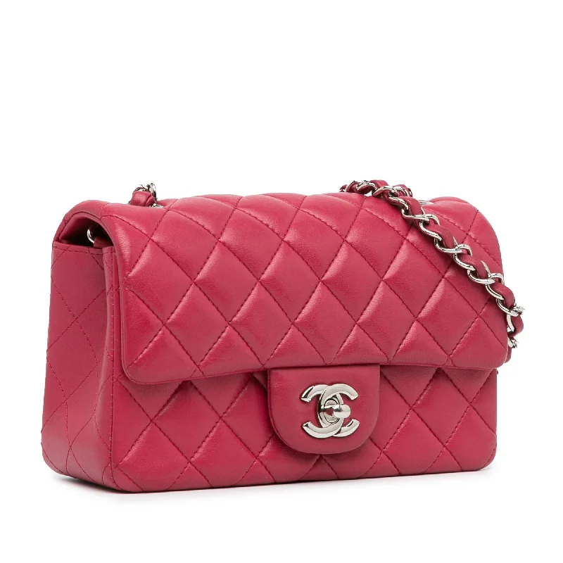 Chanel bags as wedding day accessoriesChanel Mini Rectangular Classic Lambskin Single Flap (f674v3)