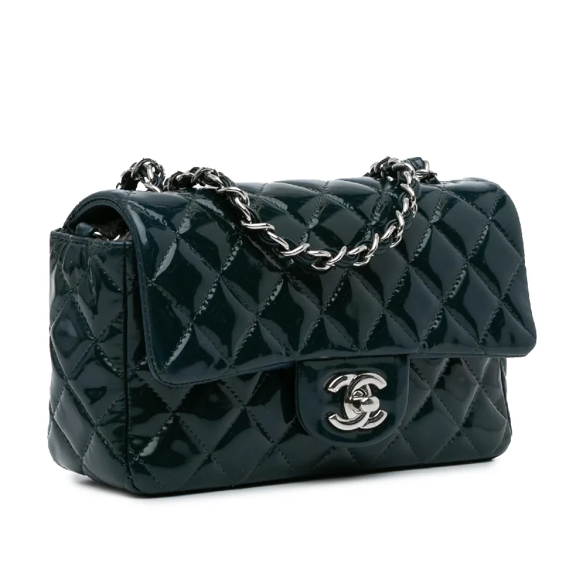 Chanel Vintage Inspired Handbag for Retro LoversChanel Mini Rectangular Classic Patent Single Flap (TPwrWV)