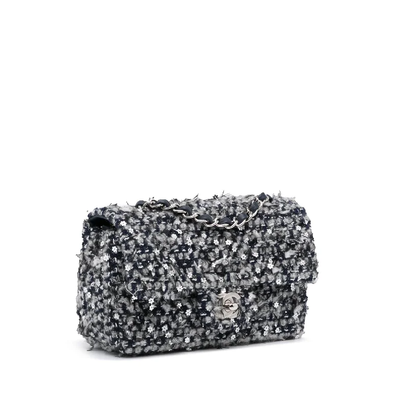 Chanel bags available at online luxury retaileChanel Mini Sequin Tweed Flap Crossbody (4UBu25)