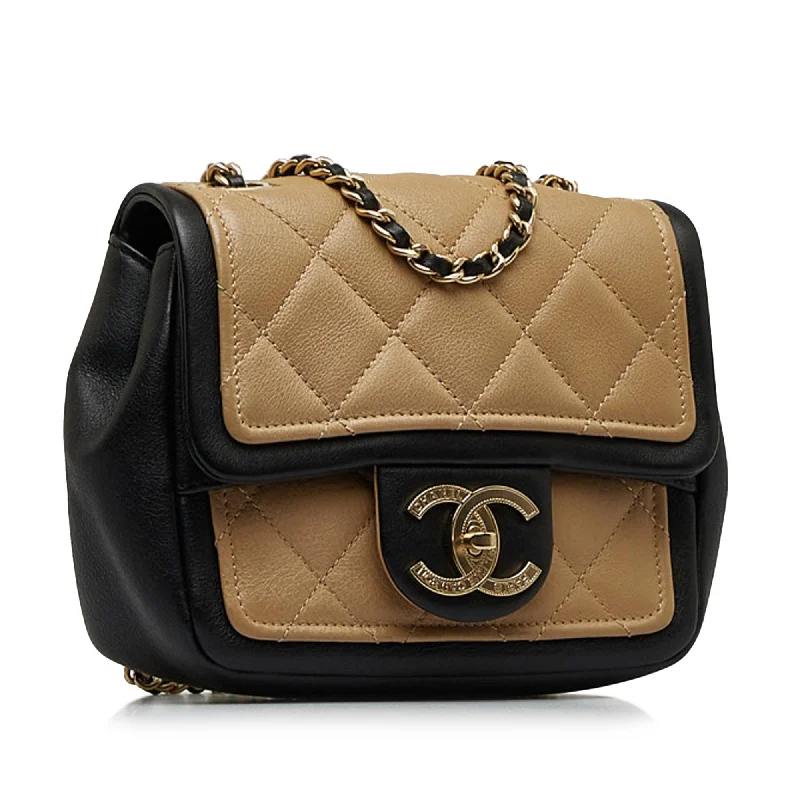 Chanel Black Handbag for Business MeetingsChanel Mini Square Graphic Flap Crossbody Bag (Chgcwz)