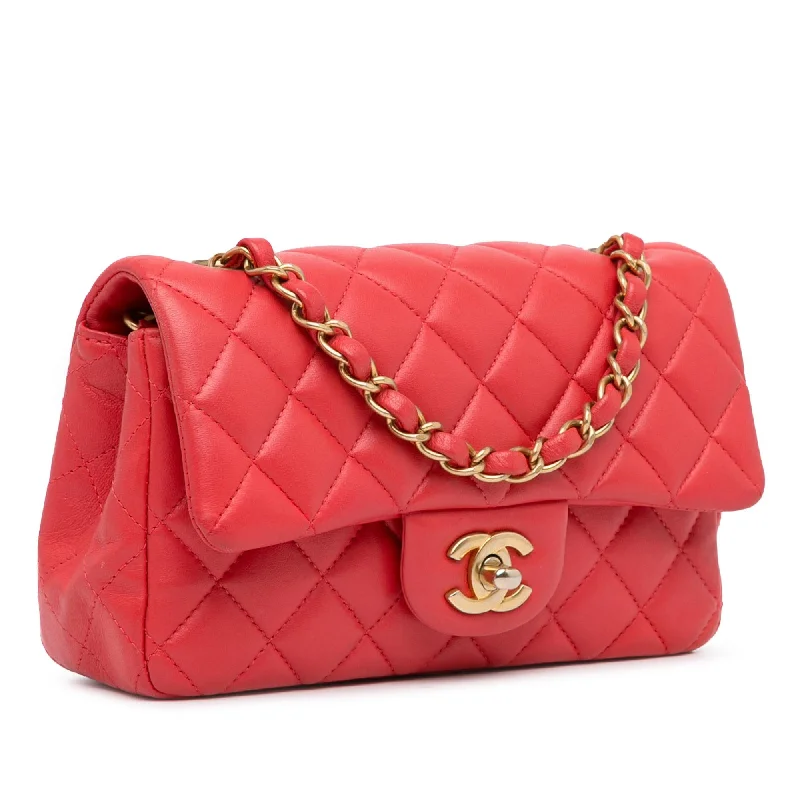 Chanel bags with adjustable chain strapsChanel New Mini Classic Lambskin Single Flap (7MmbAF)