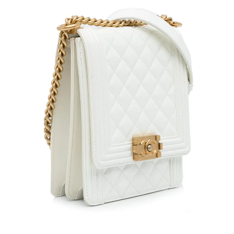 Chanel New Arrival Handbag with Gold HardwareChanel North South Boy Flap