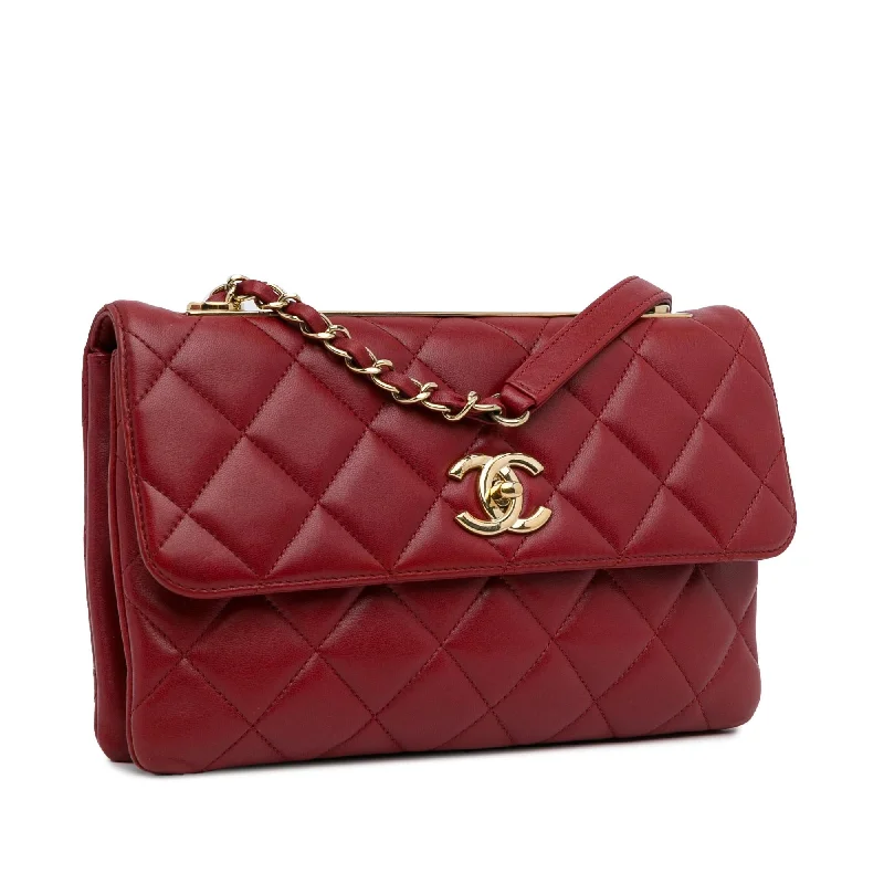 Chanel Medium Tote Bag for Office LadiesChanel Quilted Lambskin Trendy Flap