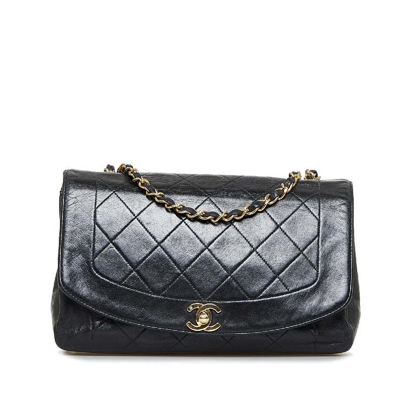 Chanel New Arrival Handbag with Gold HardwareChanel Small Lambskin Diana Flap (SHG-8DGqg7)