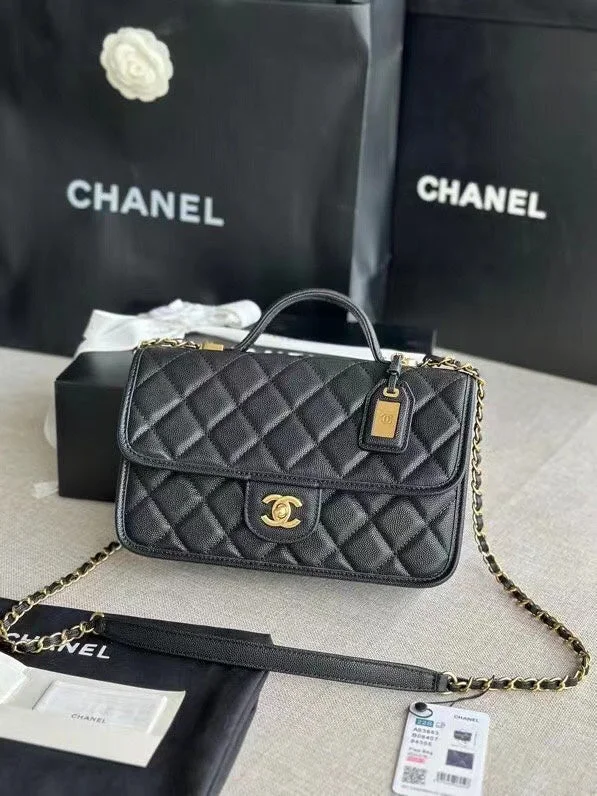 Chanel bags with chain and leather strap combinationsWF - Chanel Bags - 2569