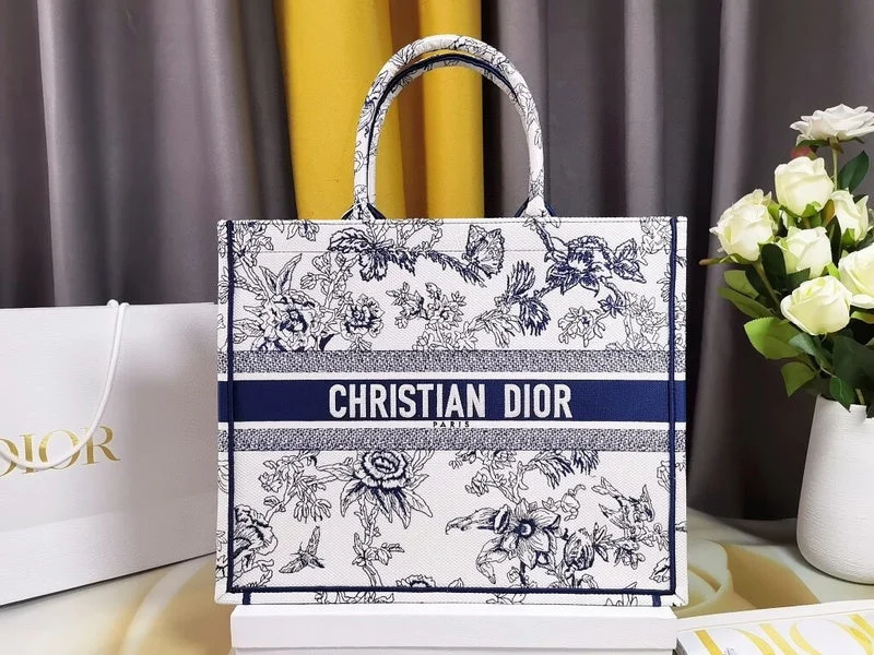 Christian Dior tote bags with a printed Dior logo on the frontDior Bag