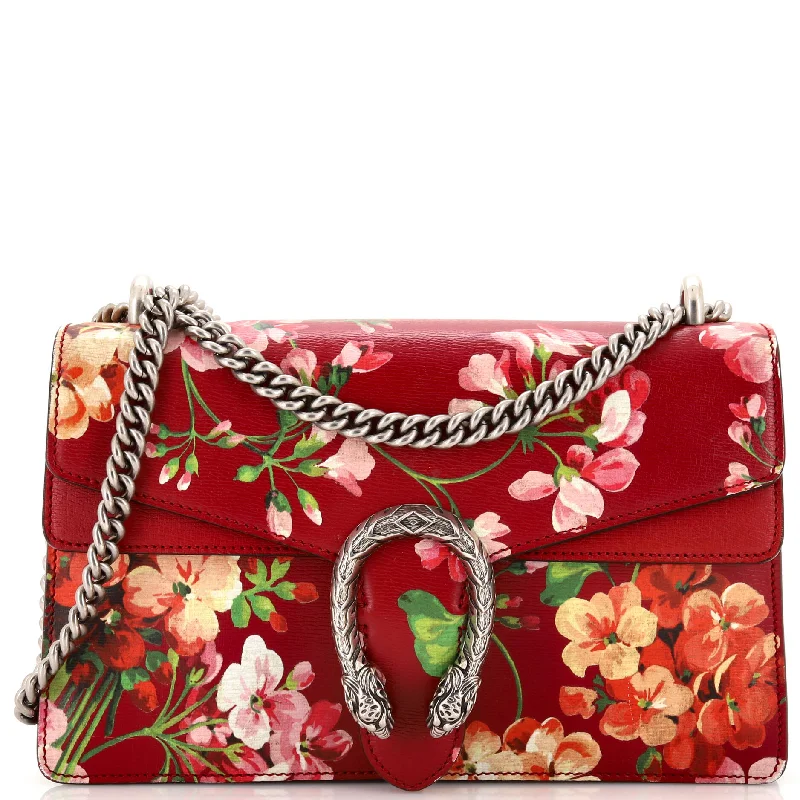 Christian Dior handbags with a back - pocket for quick storageDionysus Bag Blooms Print Leather Small