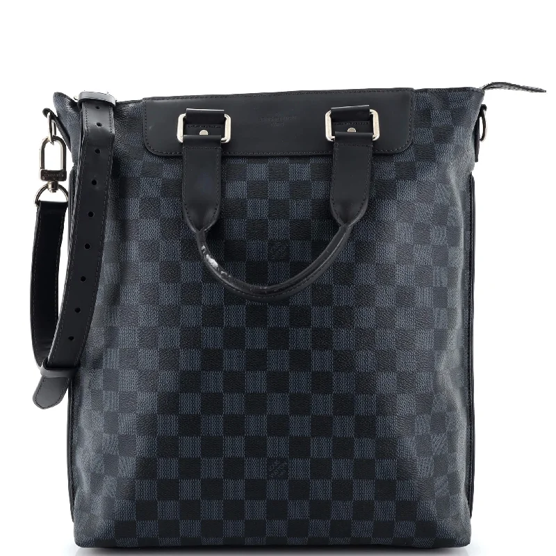 Fashion - forward Christian Dior tote bags for the modern womanCabas Sac Jour Satchel Damier Cobalt