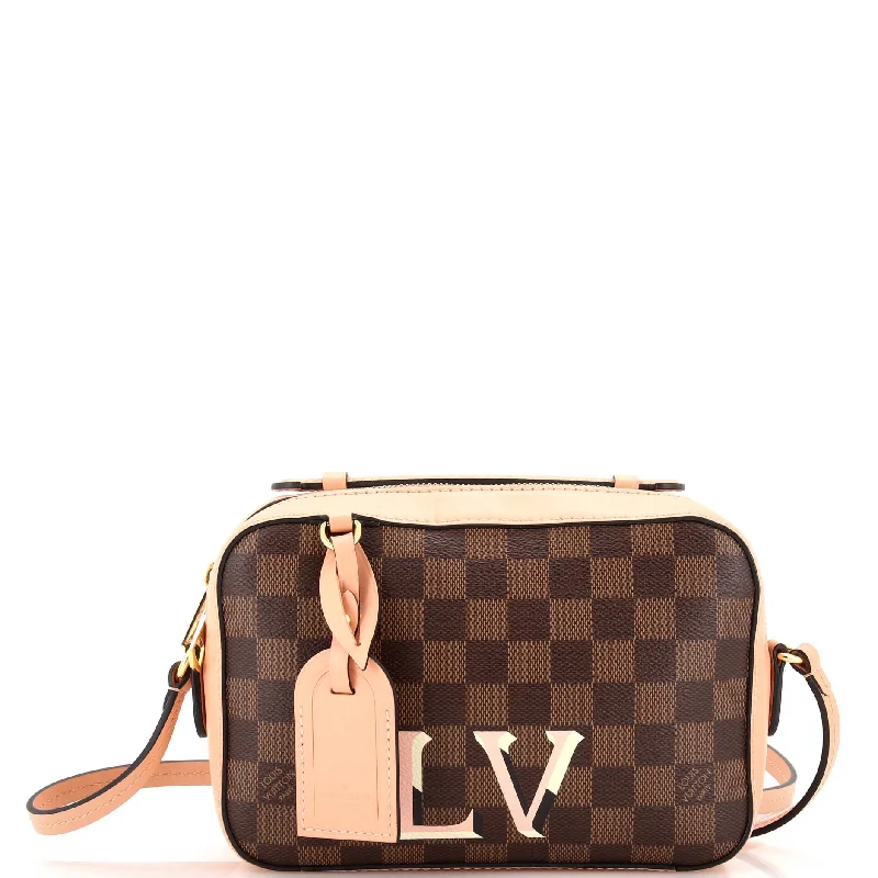 Luxury Christian Dior crossbody bags with a chain - link strapSanta Monica Crossbody Bag Damier