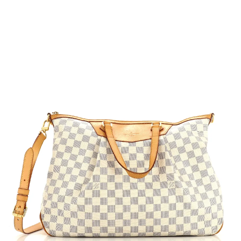 Christian Dior handbags with a detachable mirror for on - the - go touch - upsSiracusa Handbag Damier GM